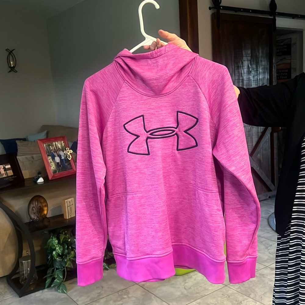 Under Armour women’s pink hoodie
